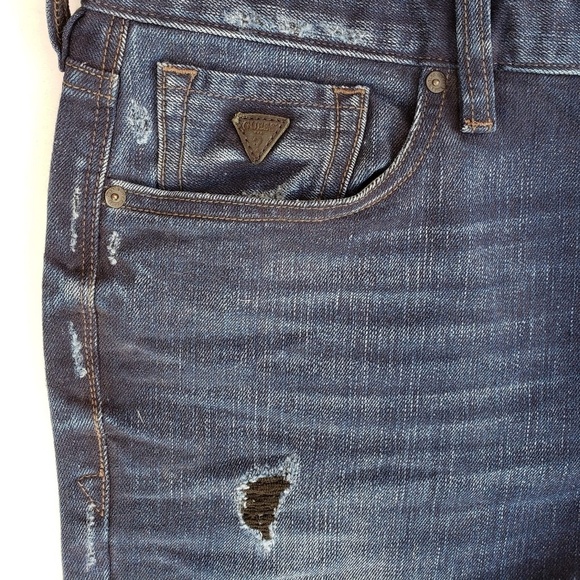 New Guess Slim Taper Men's Jeans SZ 32 - Picture 5 of 7